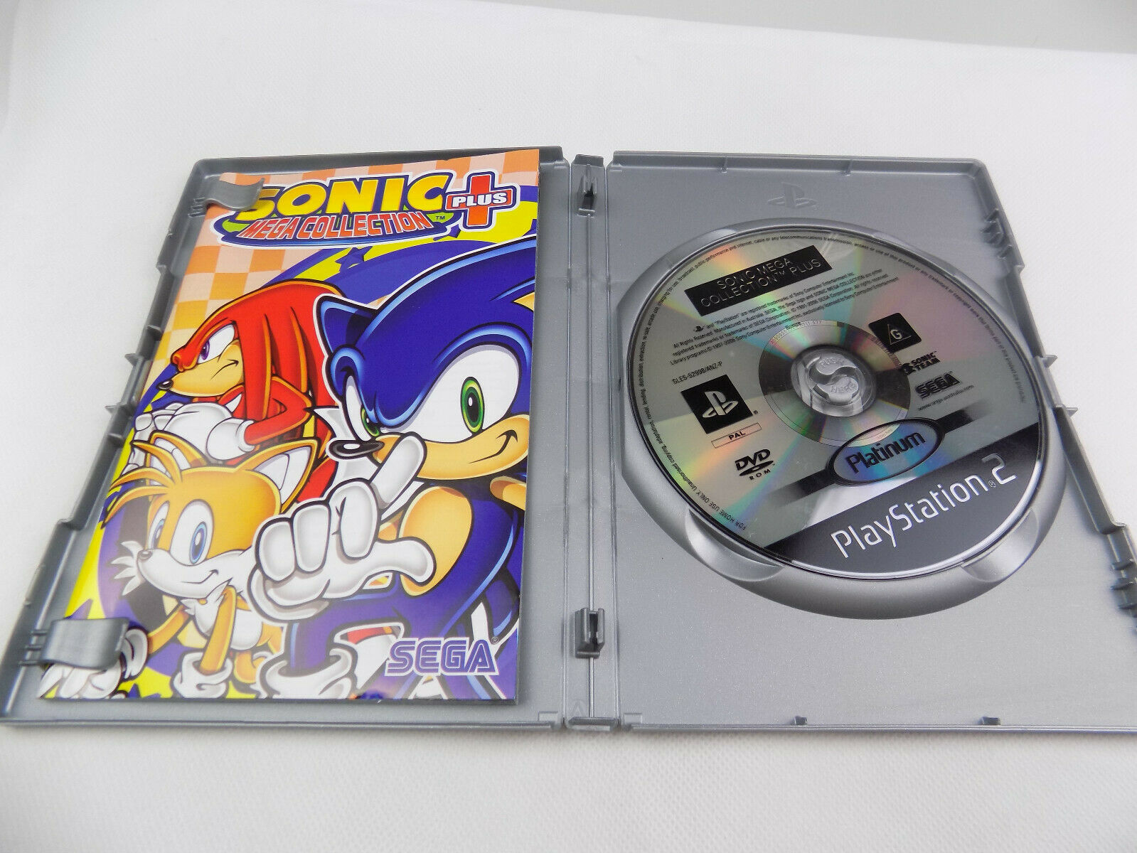 Mint Disc Playstation 2 Ps2 Sonic Mega Collection Plus Inc Manual