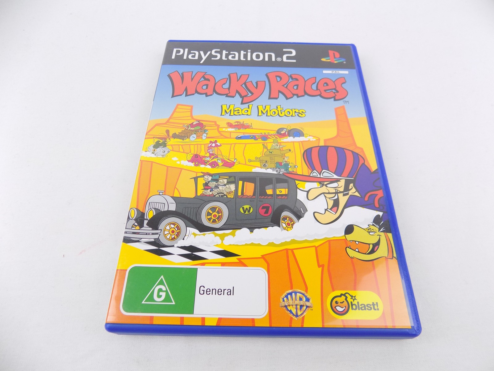 Mint Disc Playstation Ps Wacky Races Mad Motors Inc Manual