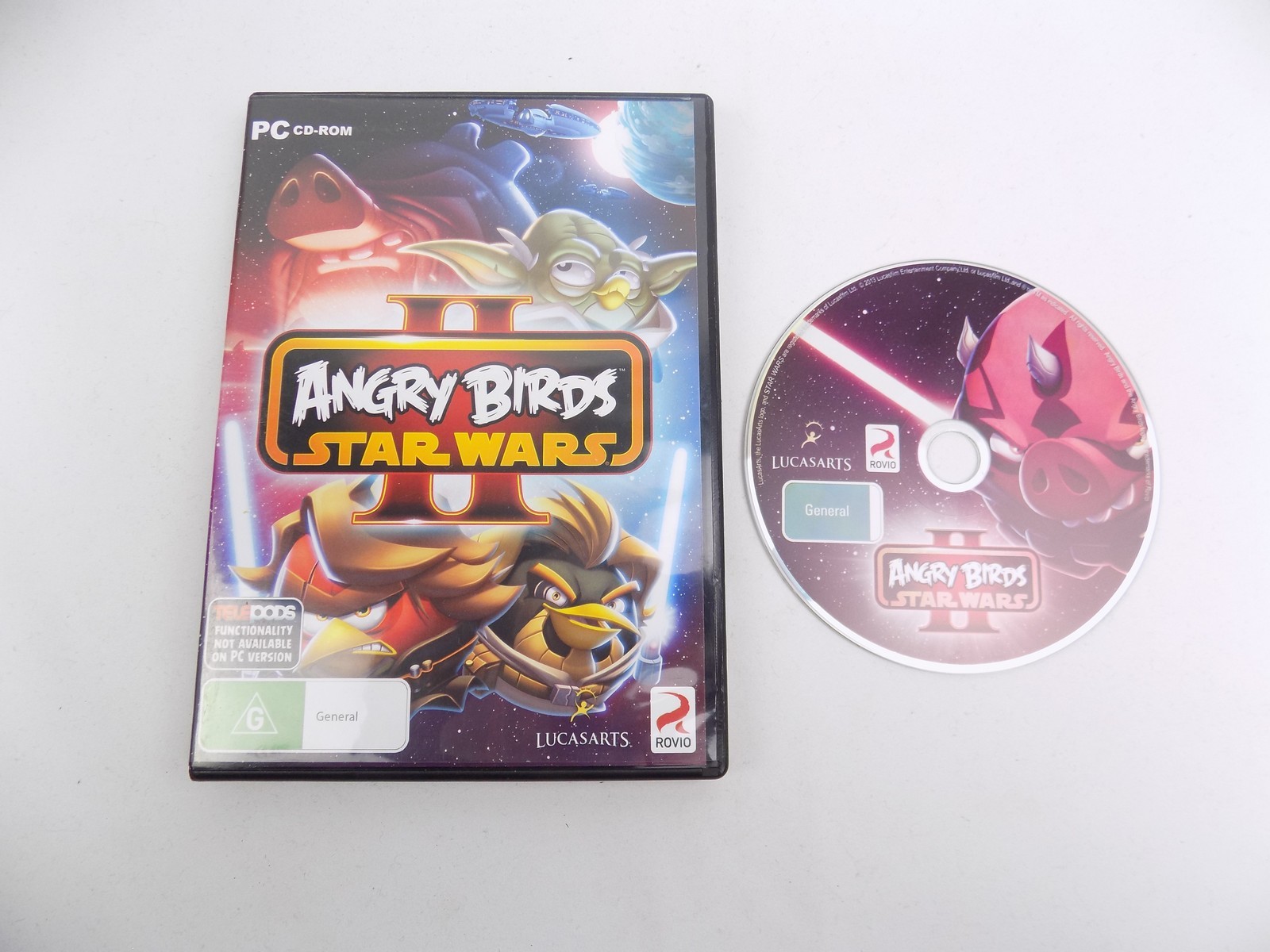 Mint Disc PC Angry Birds Star Wars 2 Free Postage Starboard Games