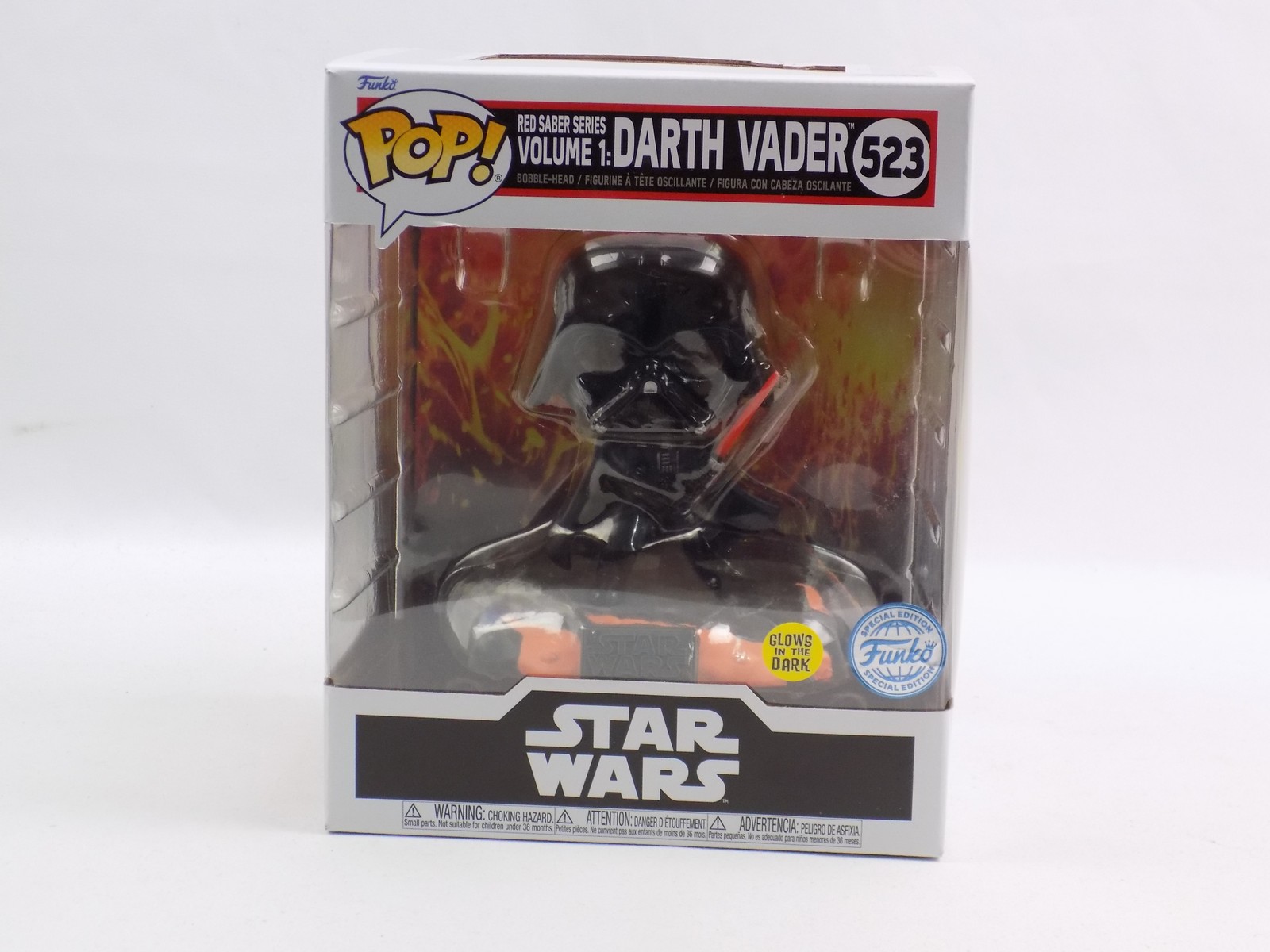 Brand New Star Wars Red Saber Series Volume Darth Vader Gitd