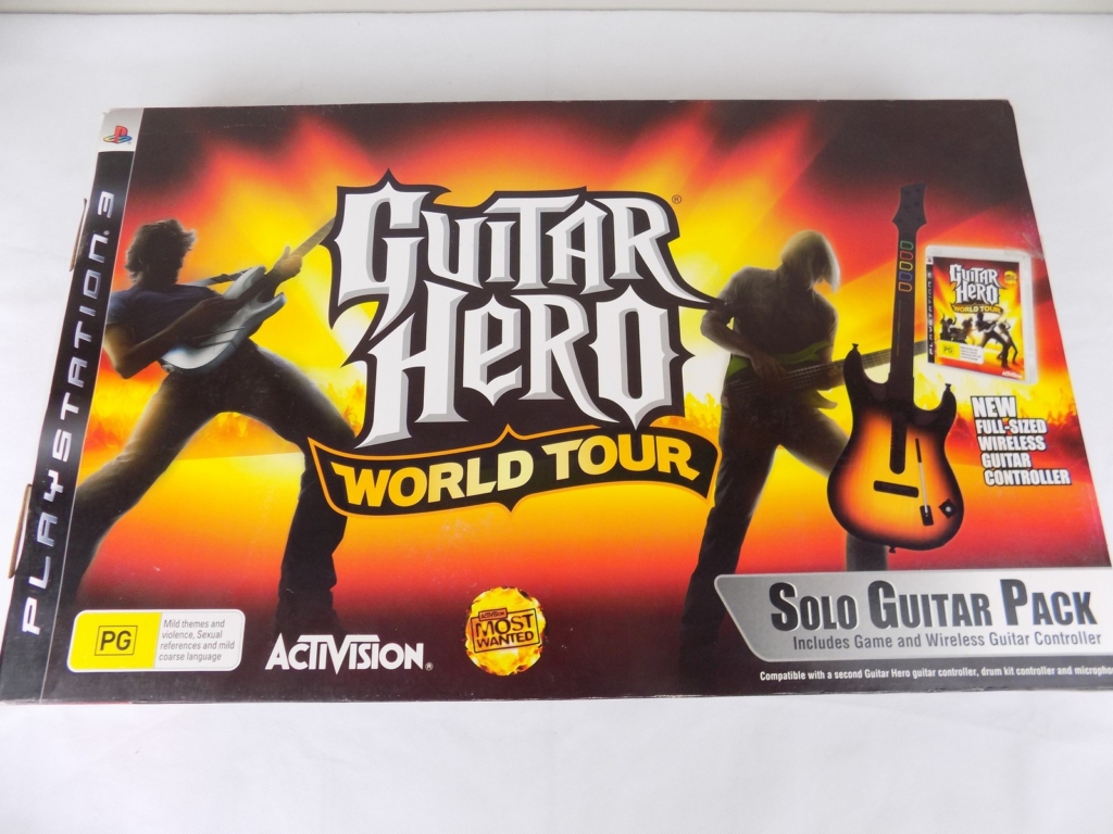 guitar hero world tour guitar dongle ps3