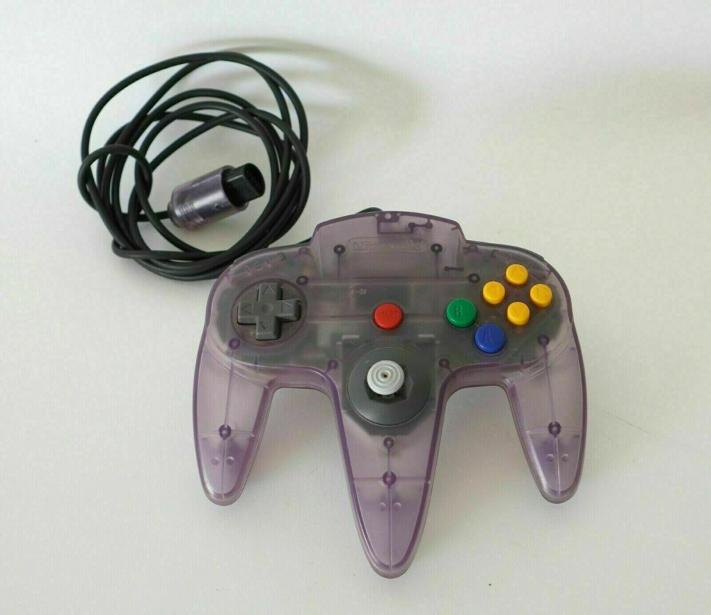 Genuine Clear Purple Nintendo 64 N64 Controller - Free Postage ...