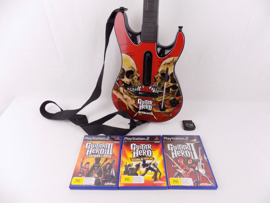 ps2 guitar hero wireless guitar