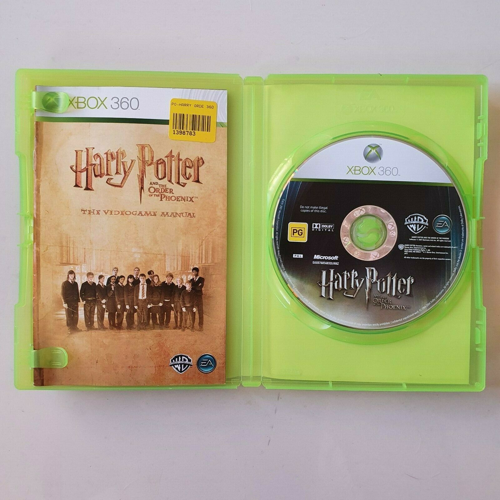 Mint Disc Xbox 360 Harry Potter and the Order of the Phoenix – Inc ...