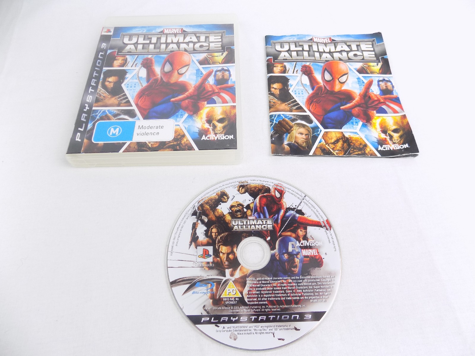 Mint Disc Playstation 3 Ps3 Marvel Ultimate Alliance 1 I First Free Postage  - Starboard Games