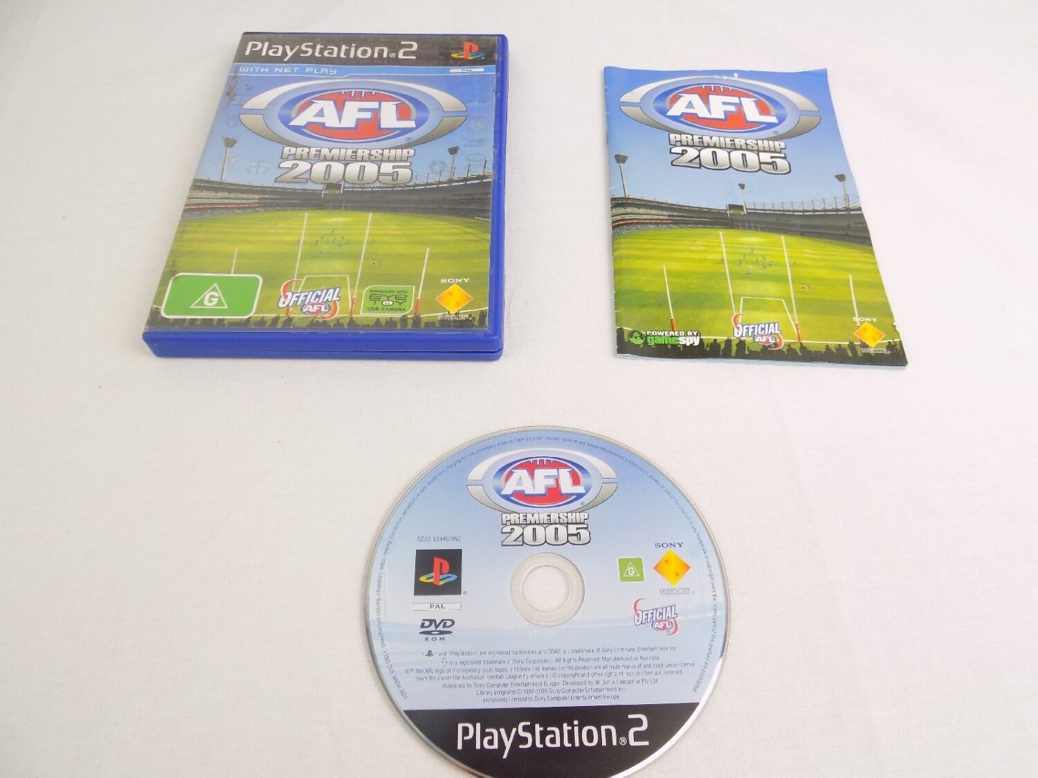 Mint Disc Playstation 2 Ps2 AFL Premiership 2005 05 - Inc Manual