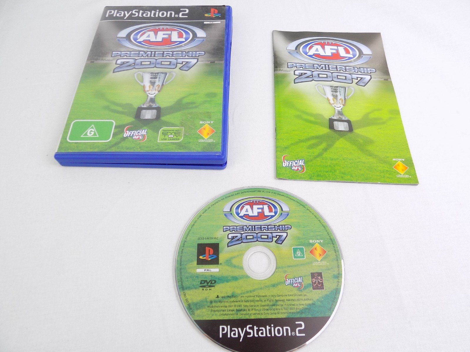 Mint Disc Playstation 2 Ps2 AFL Premiership 2007 07