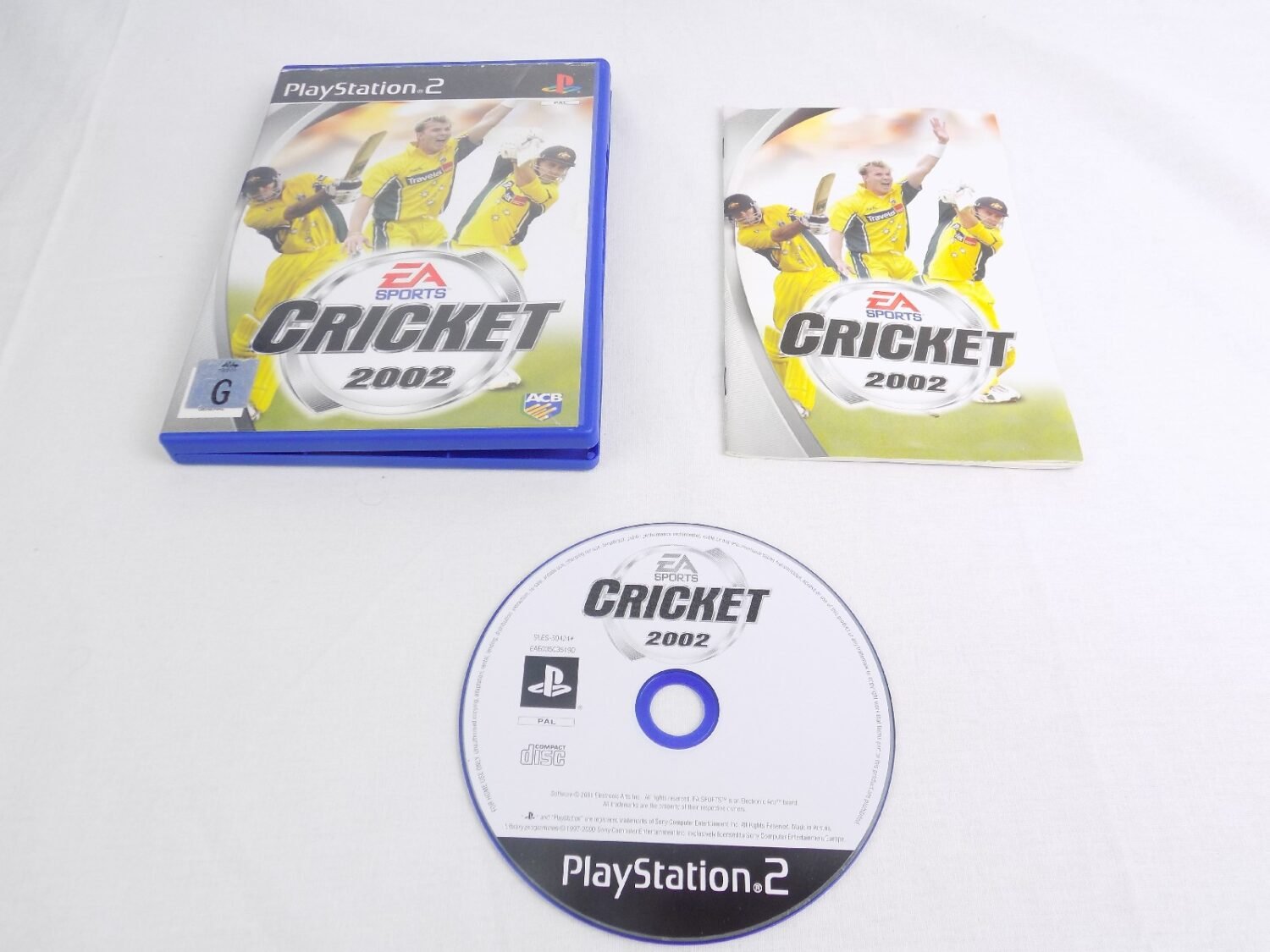 Mint Disc Playstation 2 Ps2 Cricket 2002 02 - Inc Manual