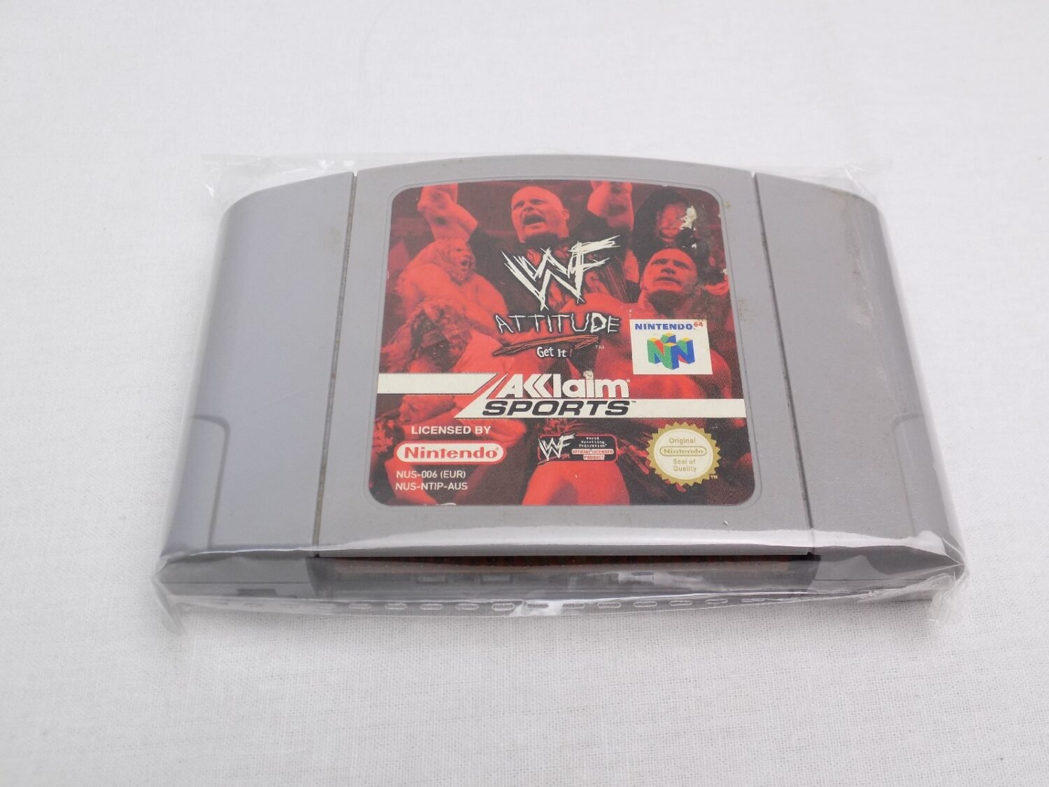 Nintendo 64 N64 Like New WWF Attitude - PAL - Grade A