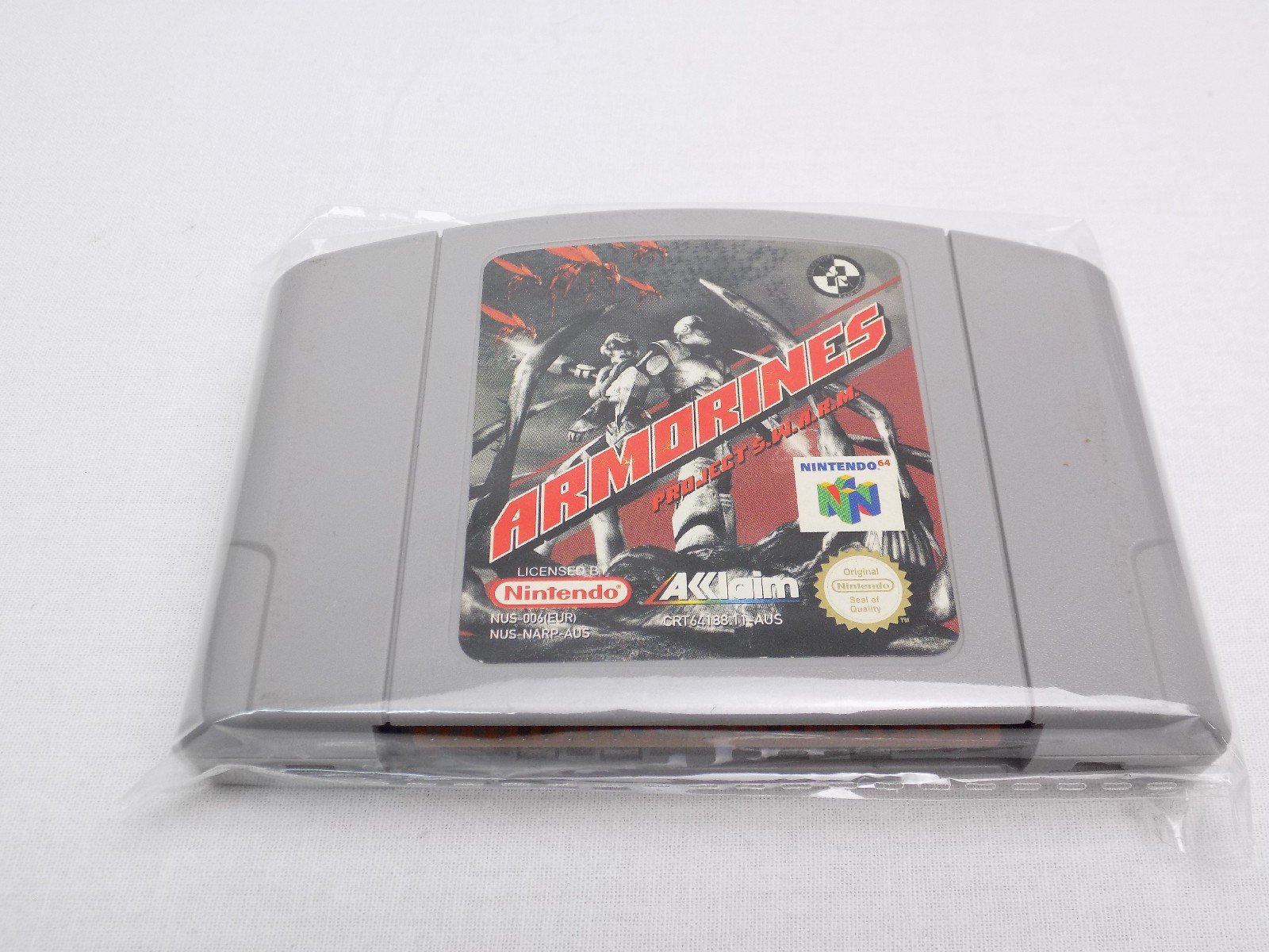 Nintendo 64 N64 Like New Armorines - PAL - Grade A