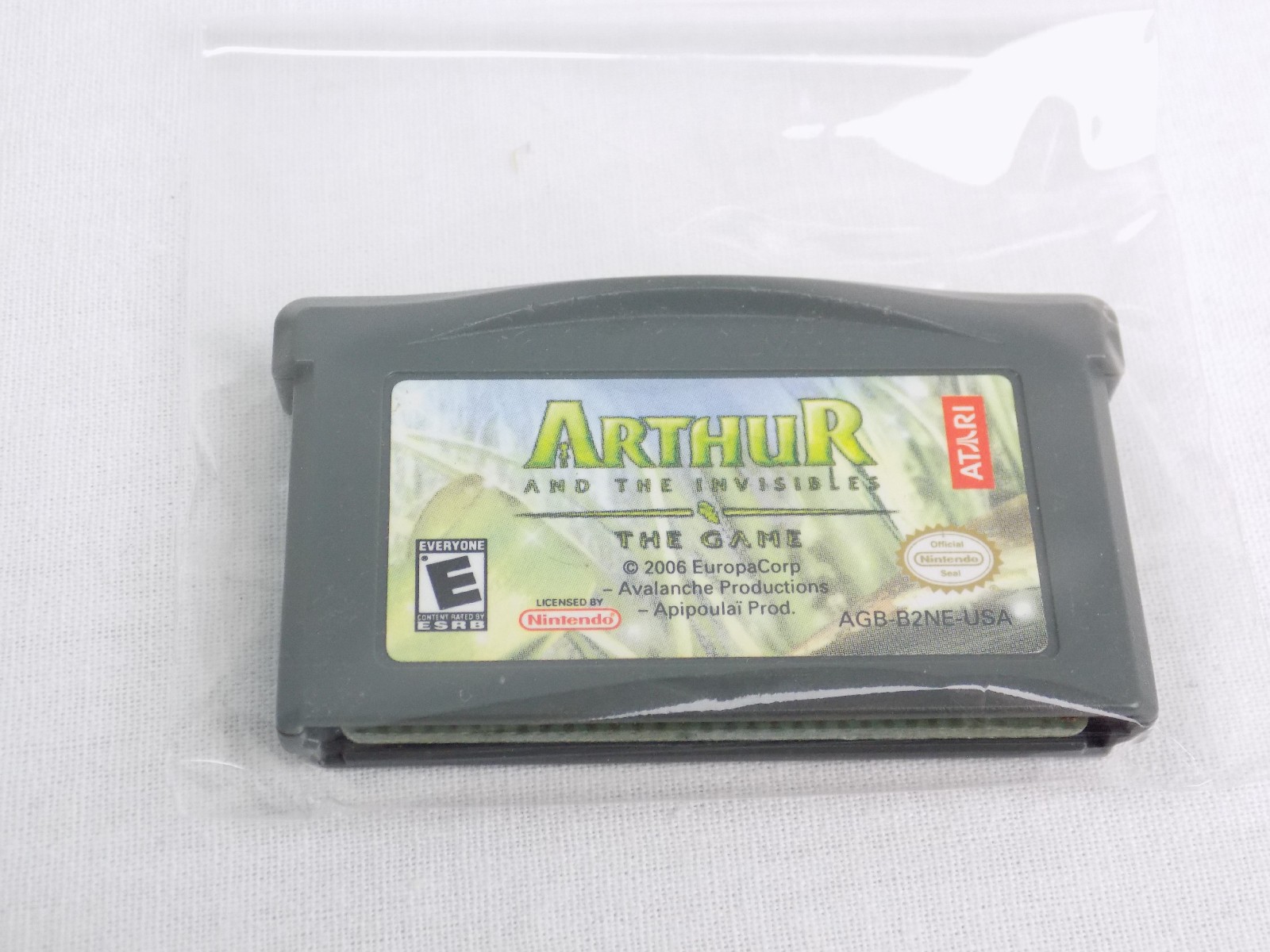 Gameboy Like New Game Boy Advance GBA Arthur and the Invisibles Grade A ...