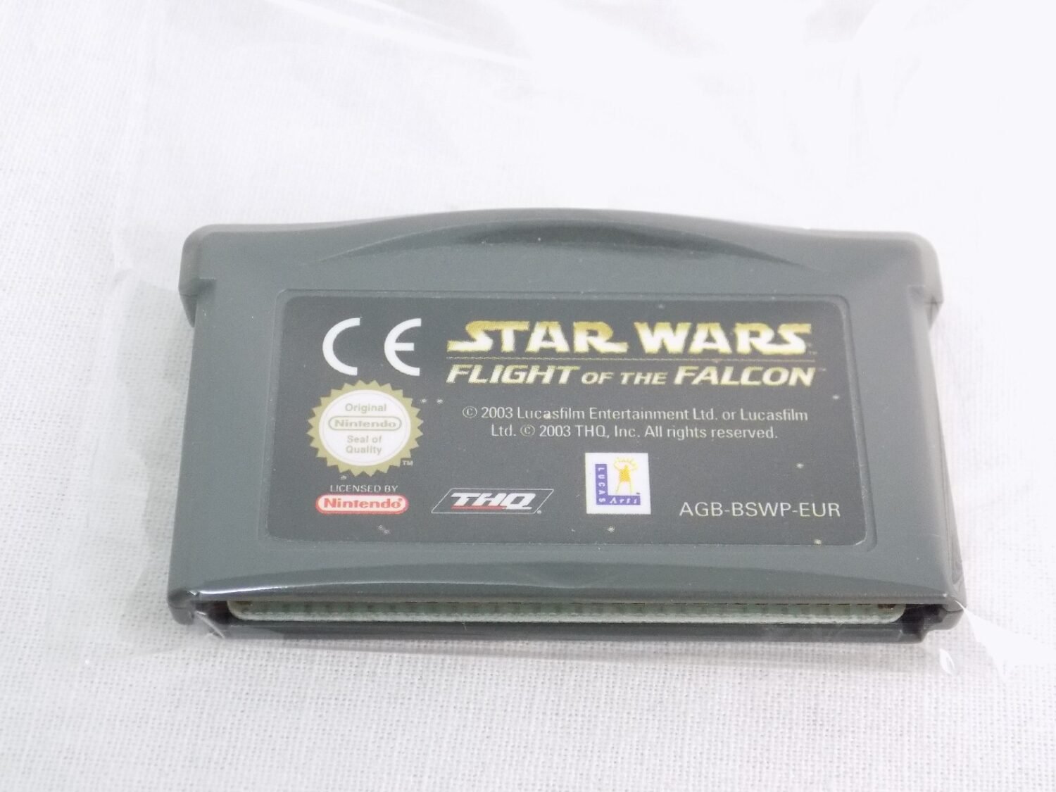 Gameboy Like New Game Boy Advance GBA Star Wars Flight of the Falcon Grade A