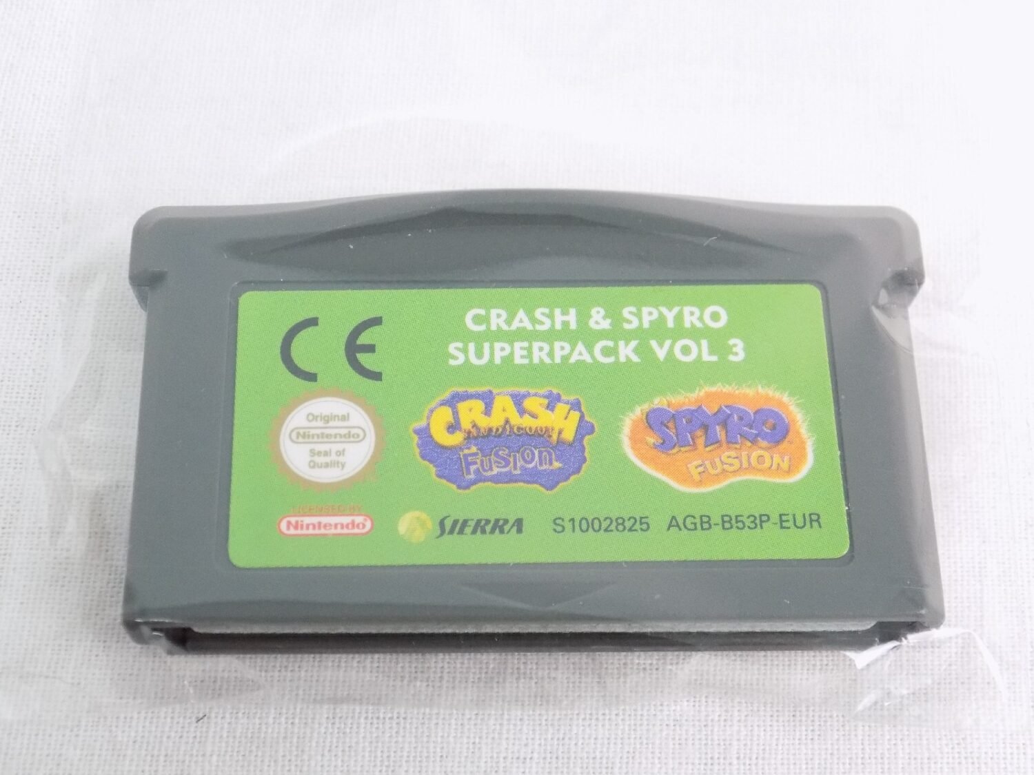 Gameboy Like New Game Boy Advance GBA Crash & Spyro Superpack Vol 3 III Grade A