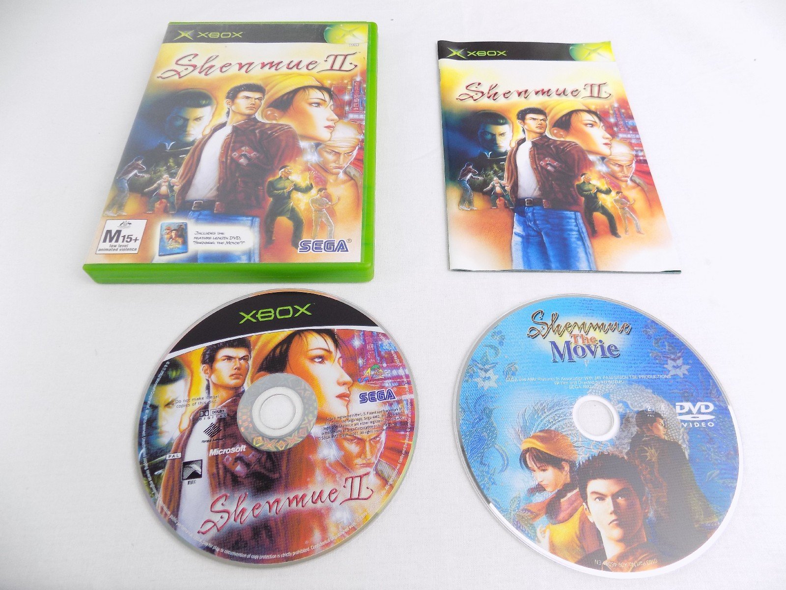 Mint Disc Xbox Original Shenmue 2 II