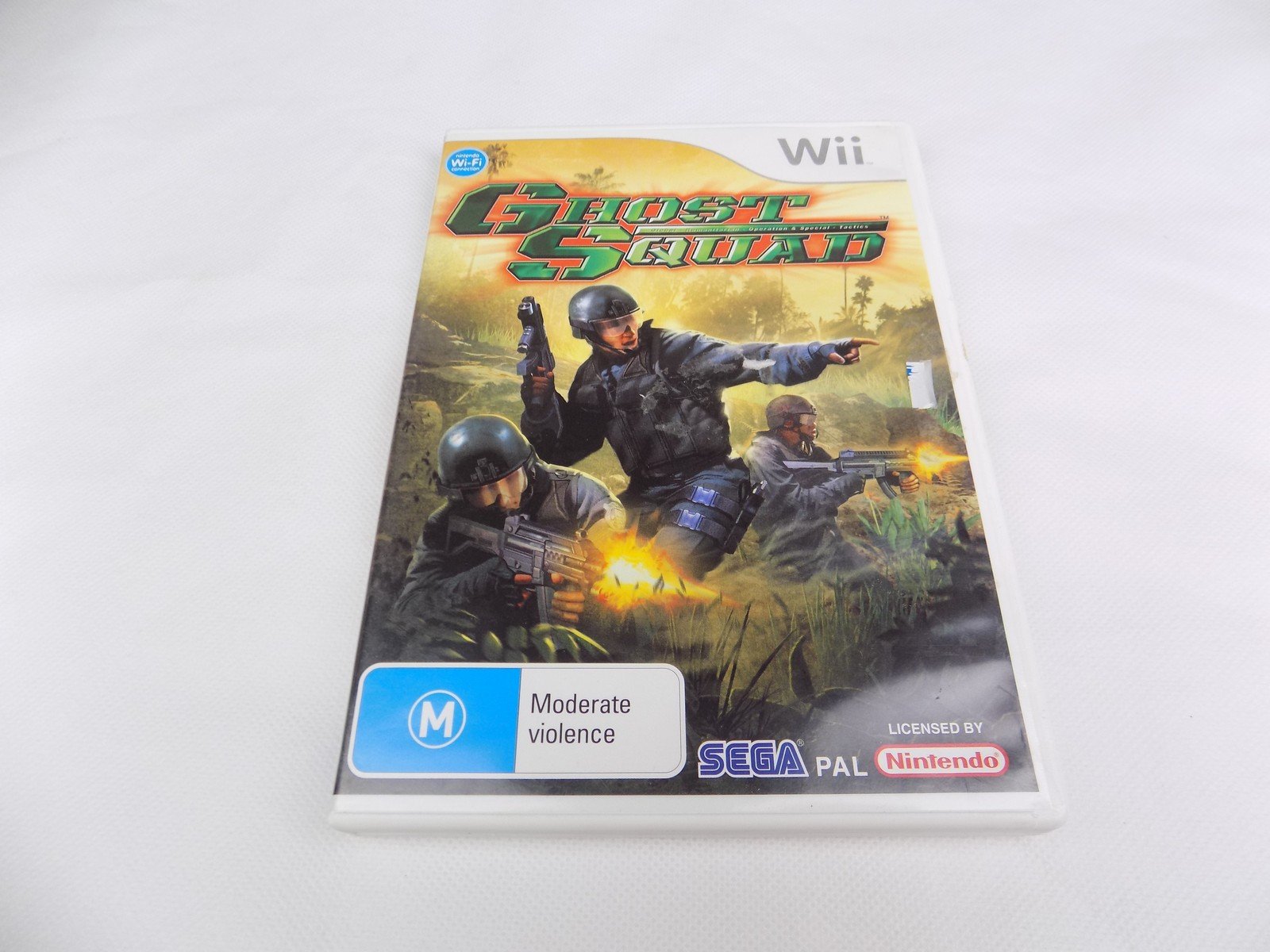 Mint Disc Nintendo Wii Ghost Squad Wii U Comp. - Inc Manual