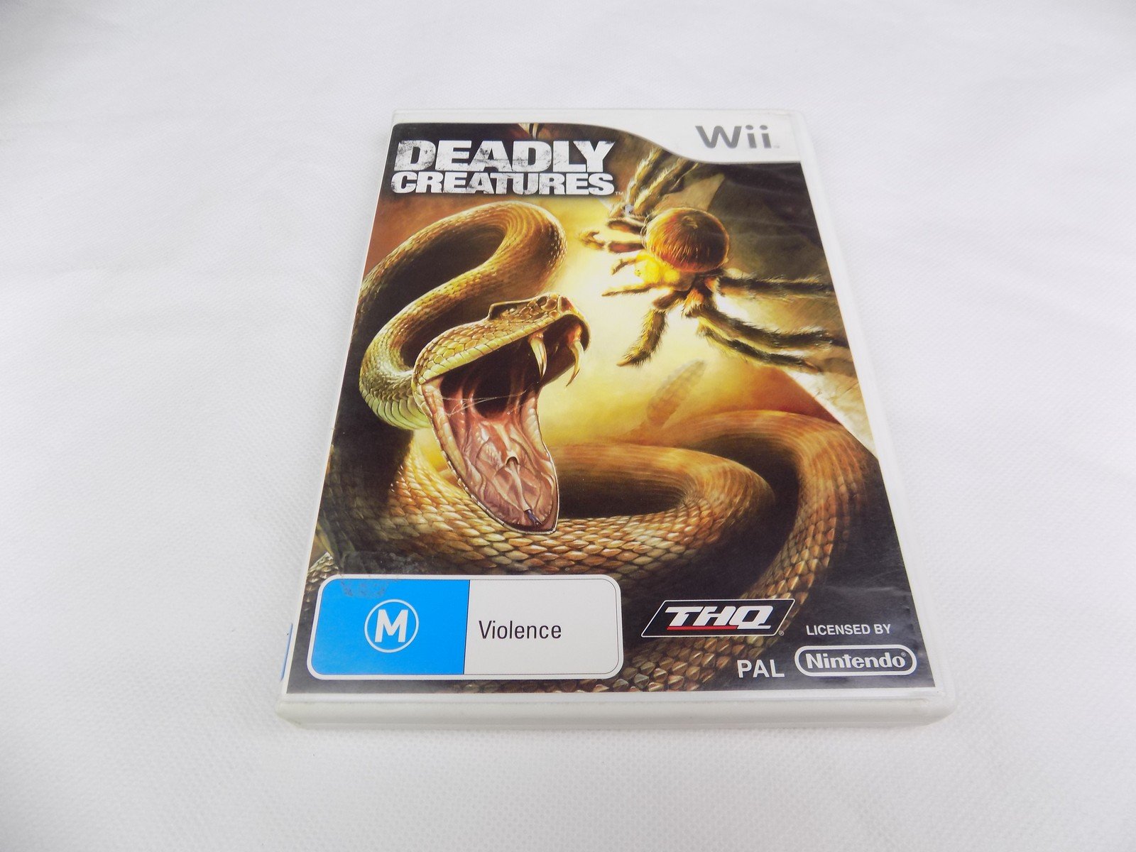 Mint Disc Nintendo Wii Deadly Creatures Wii U Comp. - Inc Manual