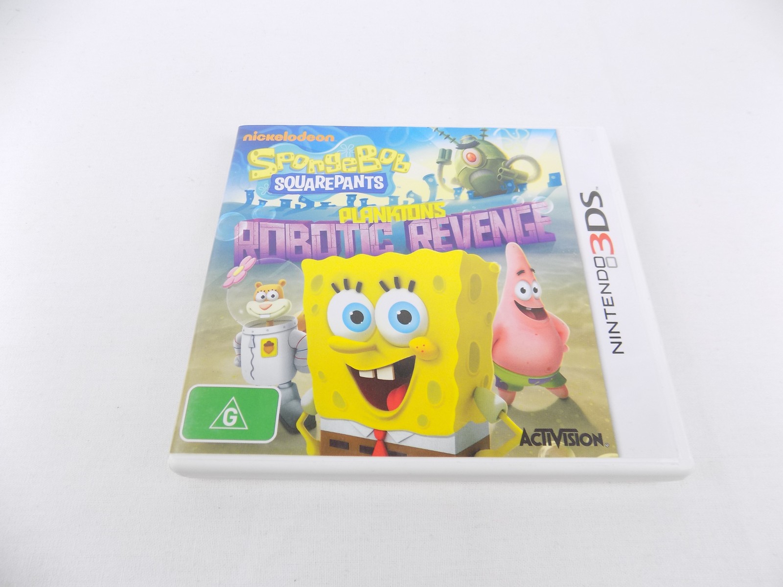 Like New Nintendo 3DS Spongebob Squarepants Plankton's Robotic Revenge ...