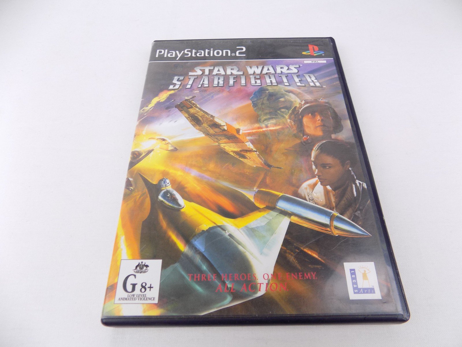Mint Disc Playstation 2 Ps2 Star Wars Starfighter - Inc Manual
