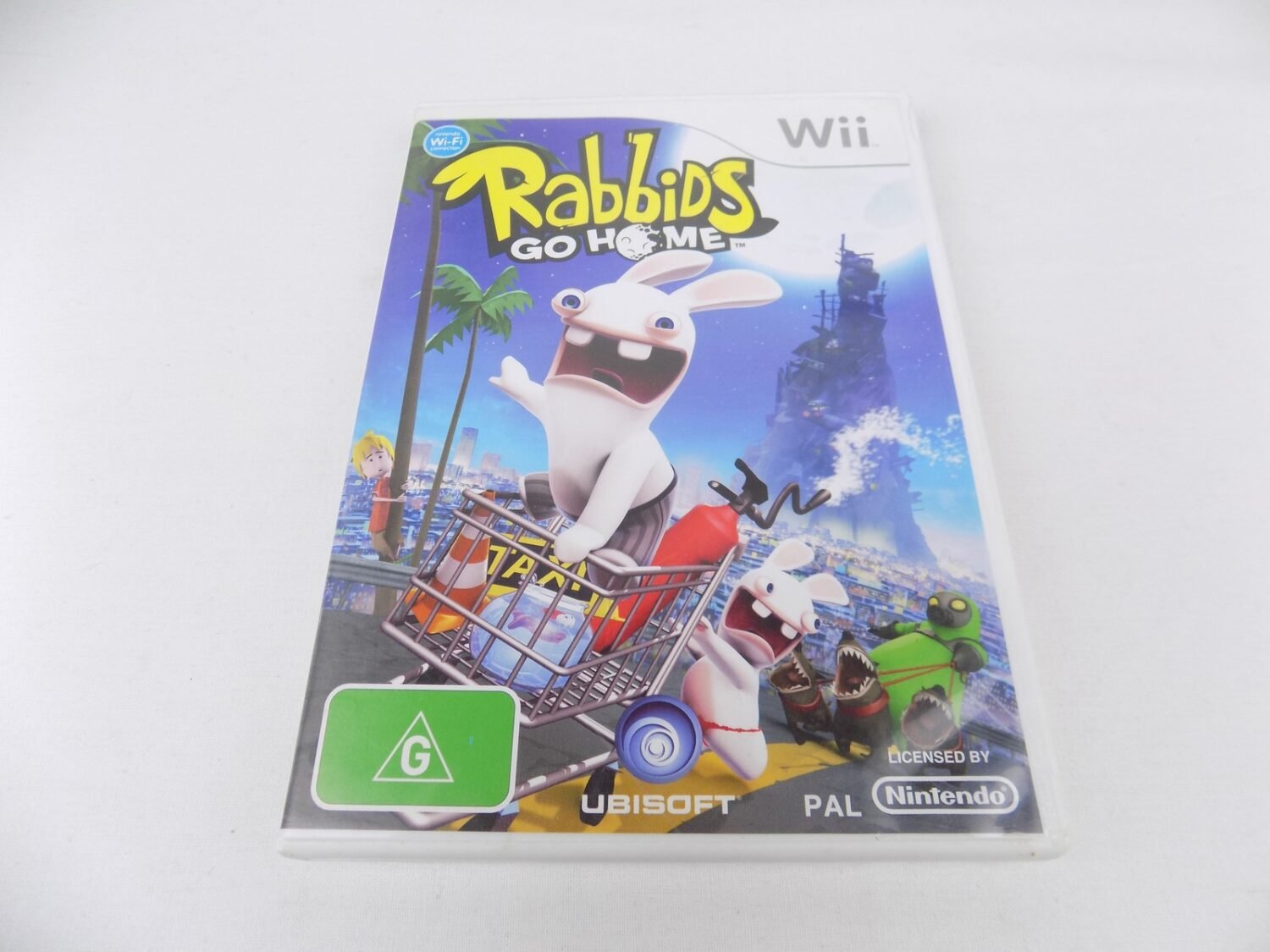 Mint Disc Nintendo Wii Rabbids Go Home Wii U Comp. - Inc Manual