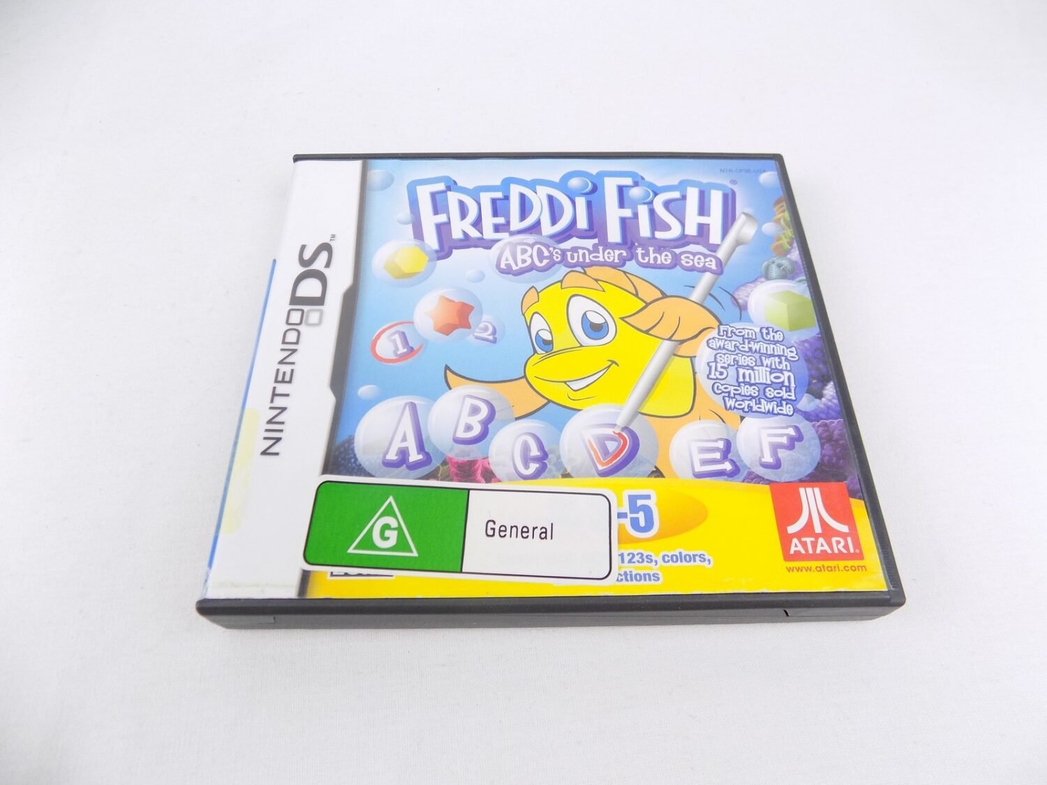 Like New Nintendo DS Freddi Fish ABC's Under The Sea - Inc Manual