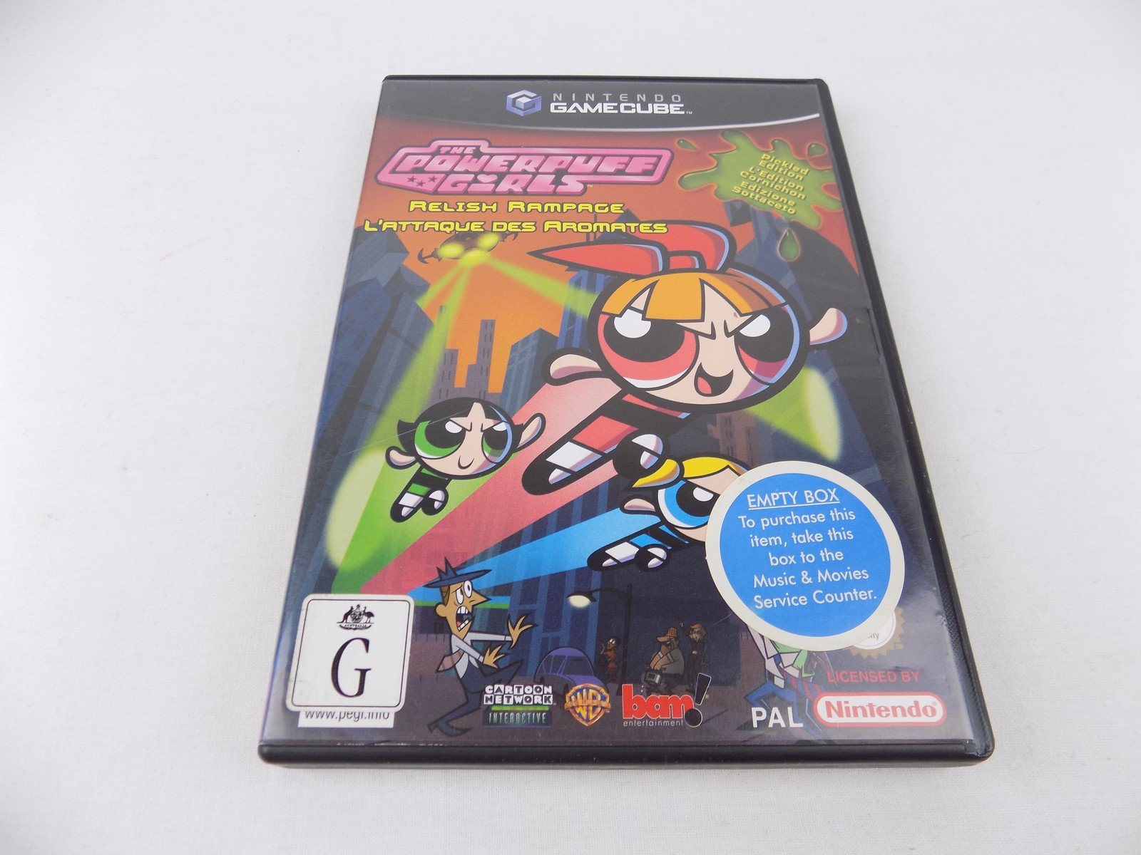 Mint Disc Nintendo Gamecube The Powerpuff Girls Relish Rampage Pickled Edition - Inc Manual