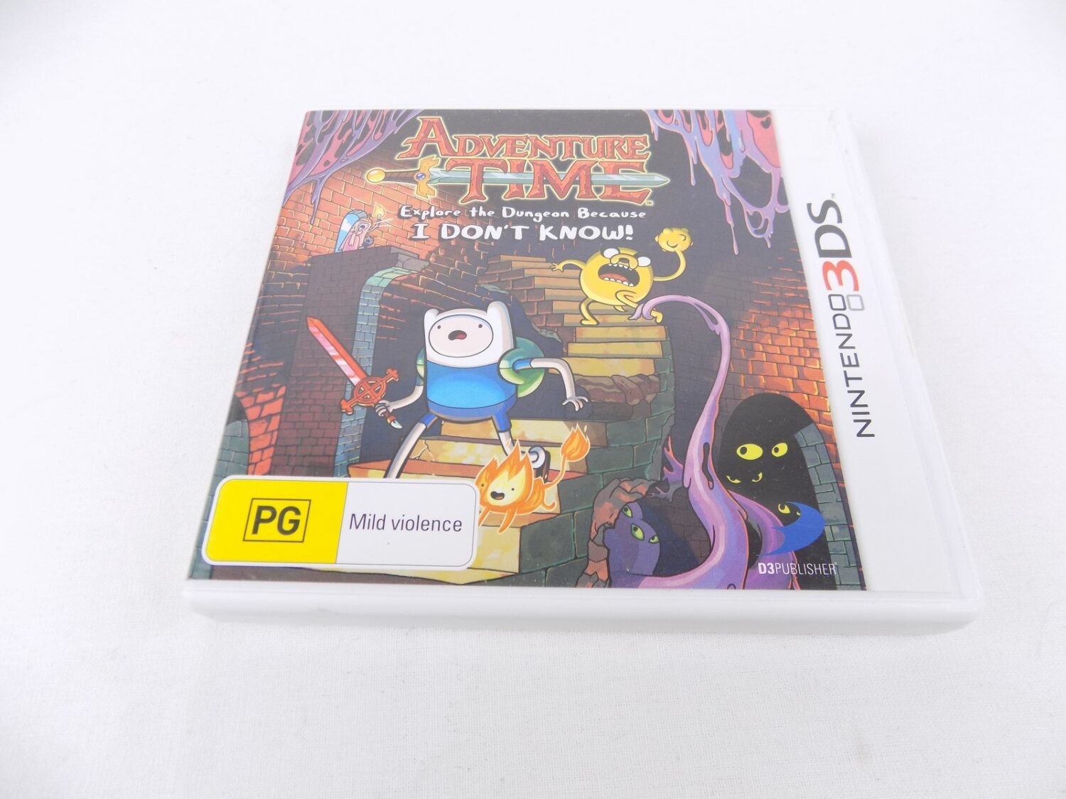 Like New Nintendo 3DS Adventure Time: Explore The Dungeon Because I Don't Know!