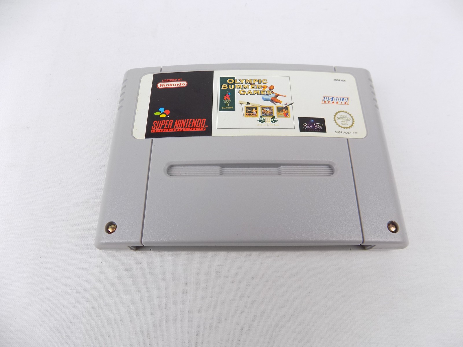 SNES Super Nintendo Olympic Summer Games Like New - PAL - Grade A ...