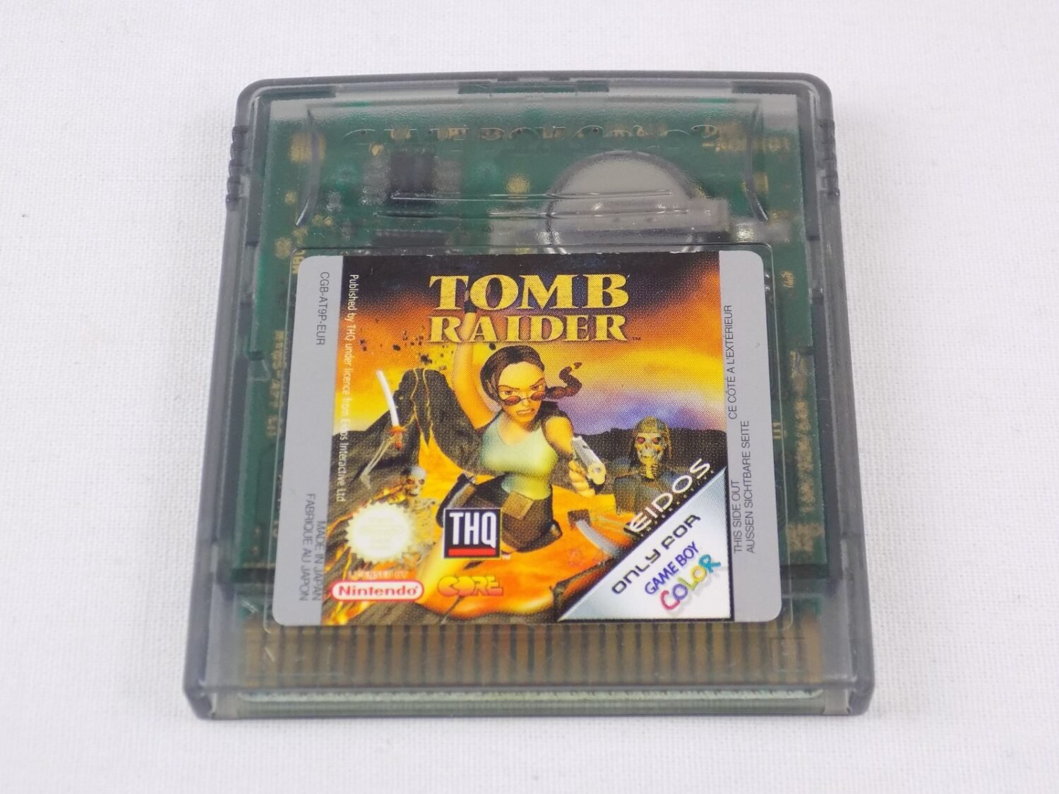 Gameboy Like New Color Game Boy Tomb Raider Grade A