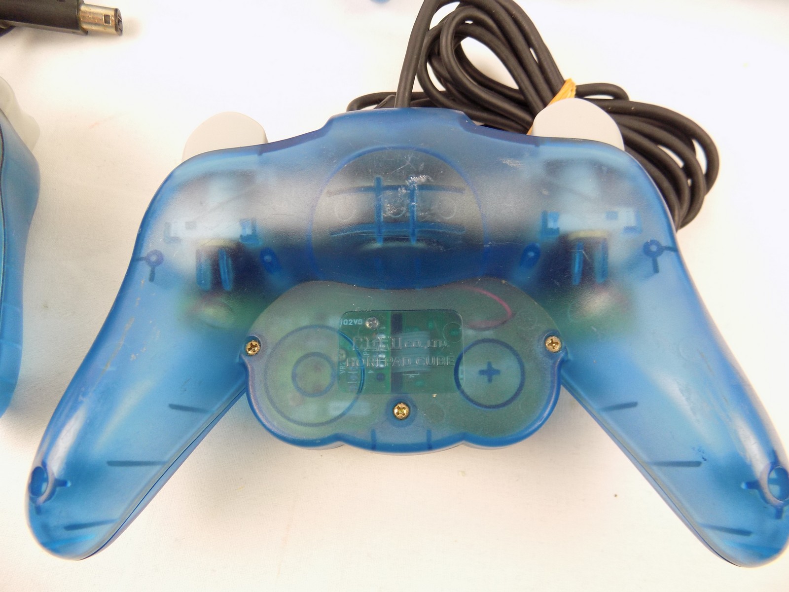 translucent gamecube controller