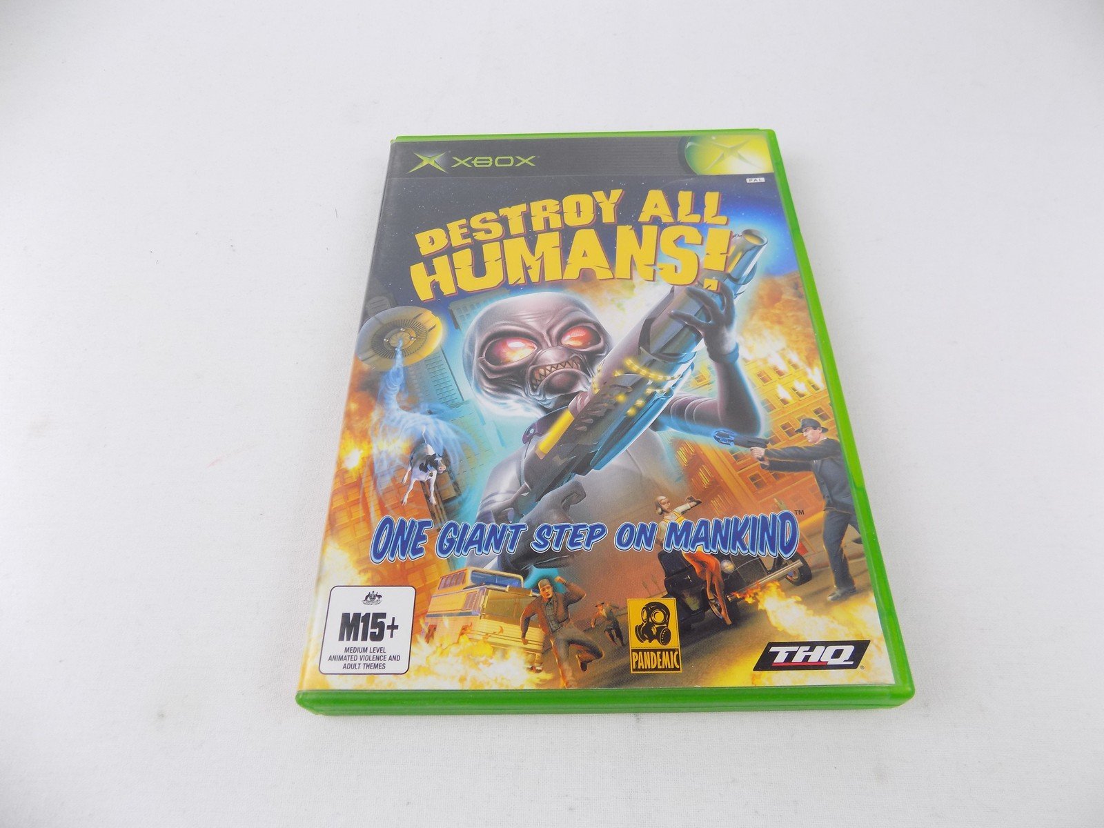 Mint Disc Xbox Original Destroy All Humans - Inc Manual