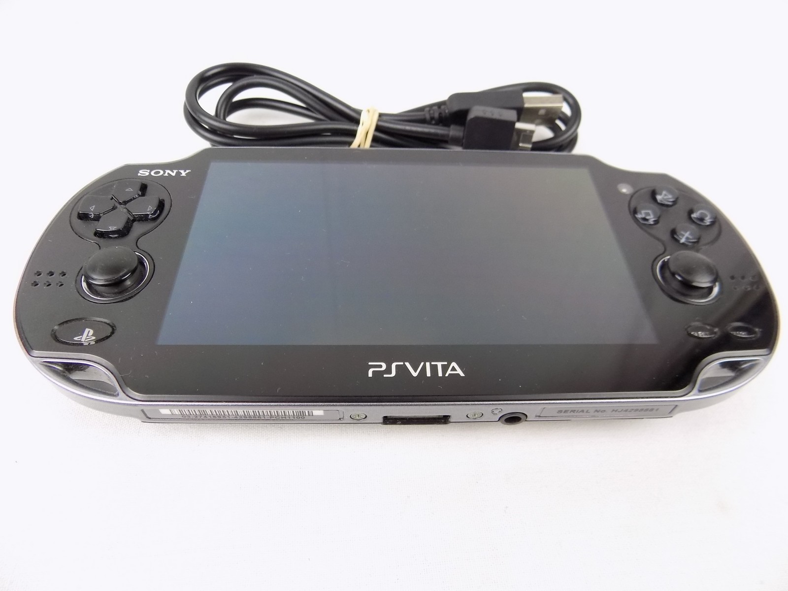 Like New Sony Ps Vita PCH 1000 Black Oled Console + Charger - Tested