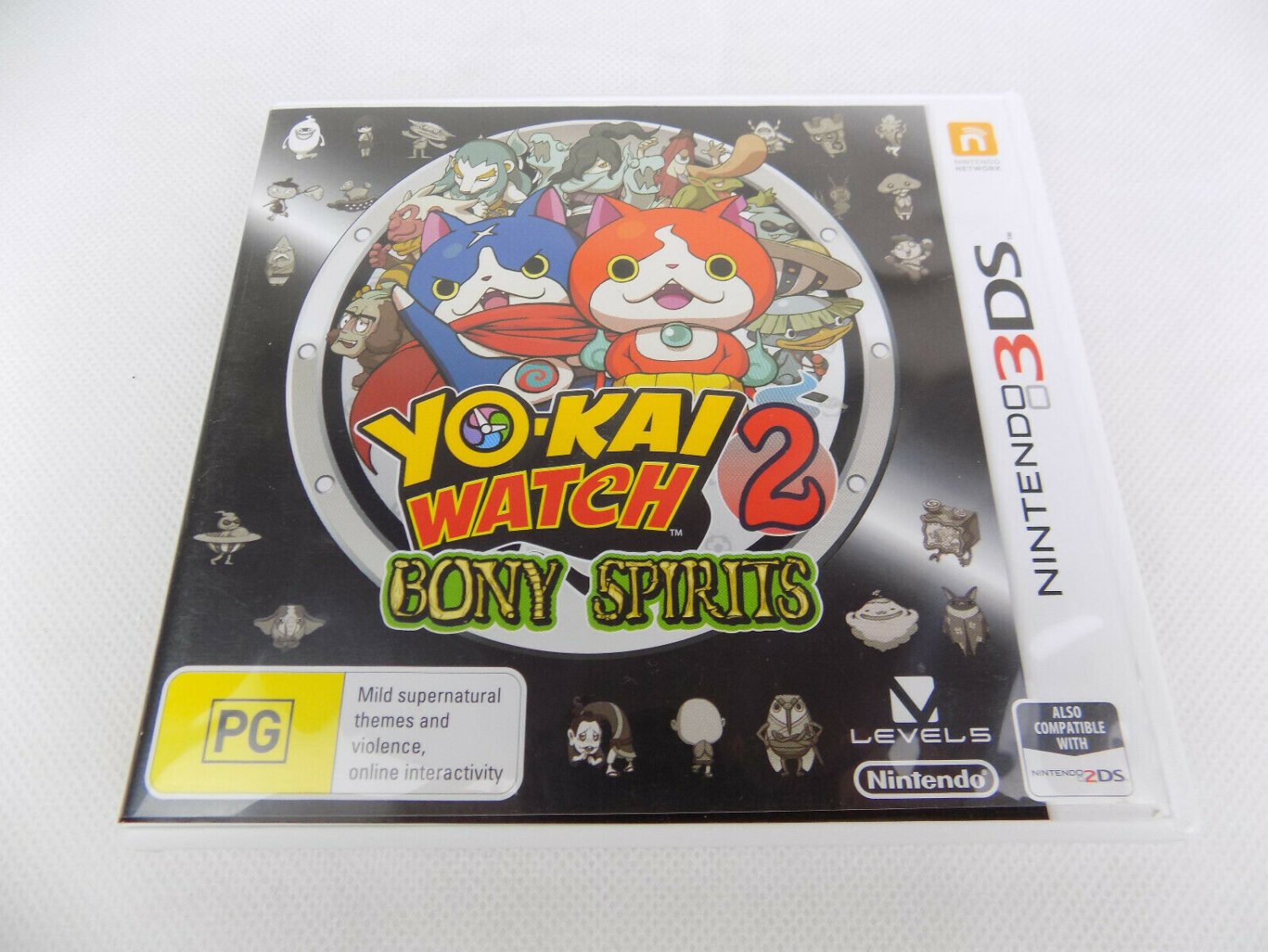 Like New Nintendo 3DS Yo-Kai YoKai Watch 2 - Bony Spirits
