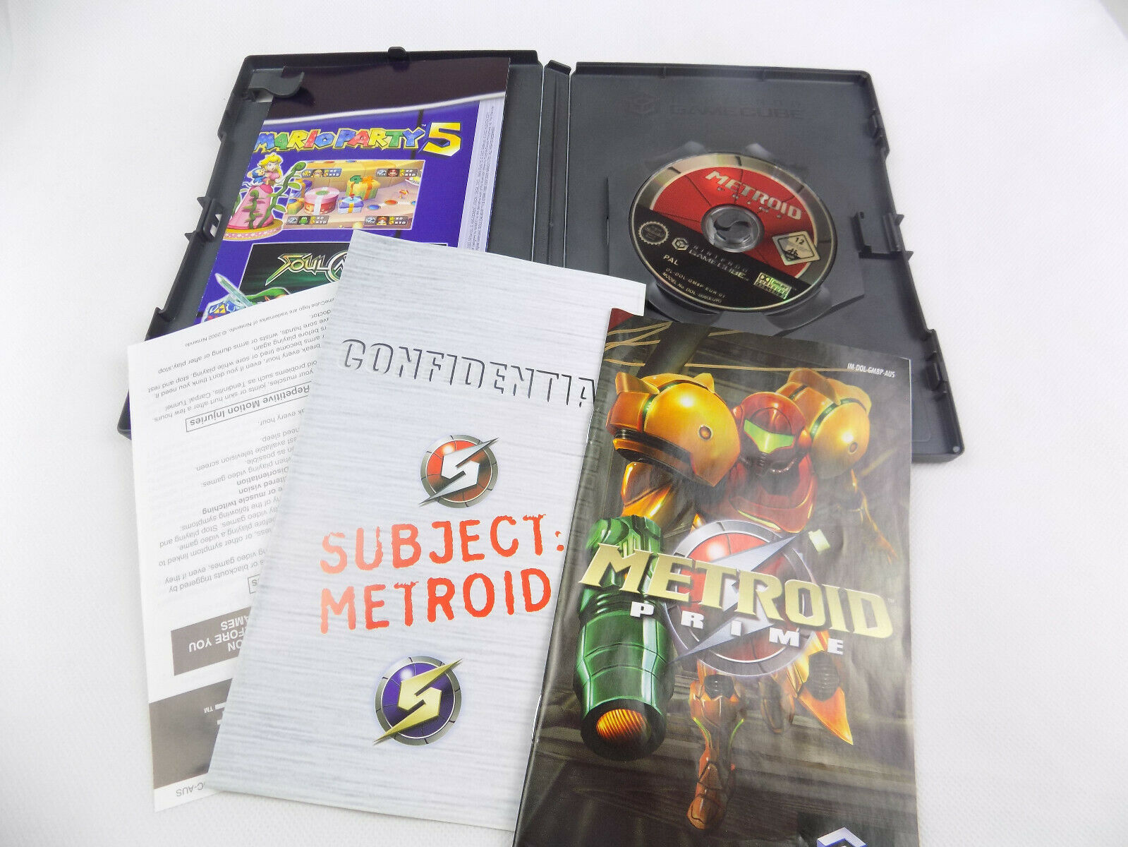 Mint Disc Nintendo Gamecube Metroid Prime – Inc Manual - Starboard Games