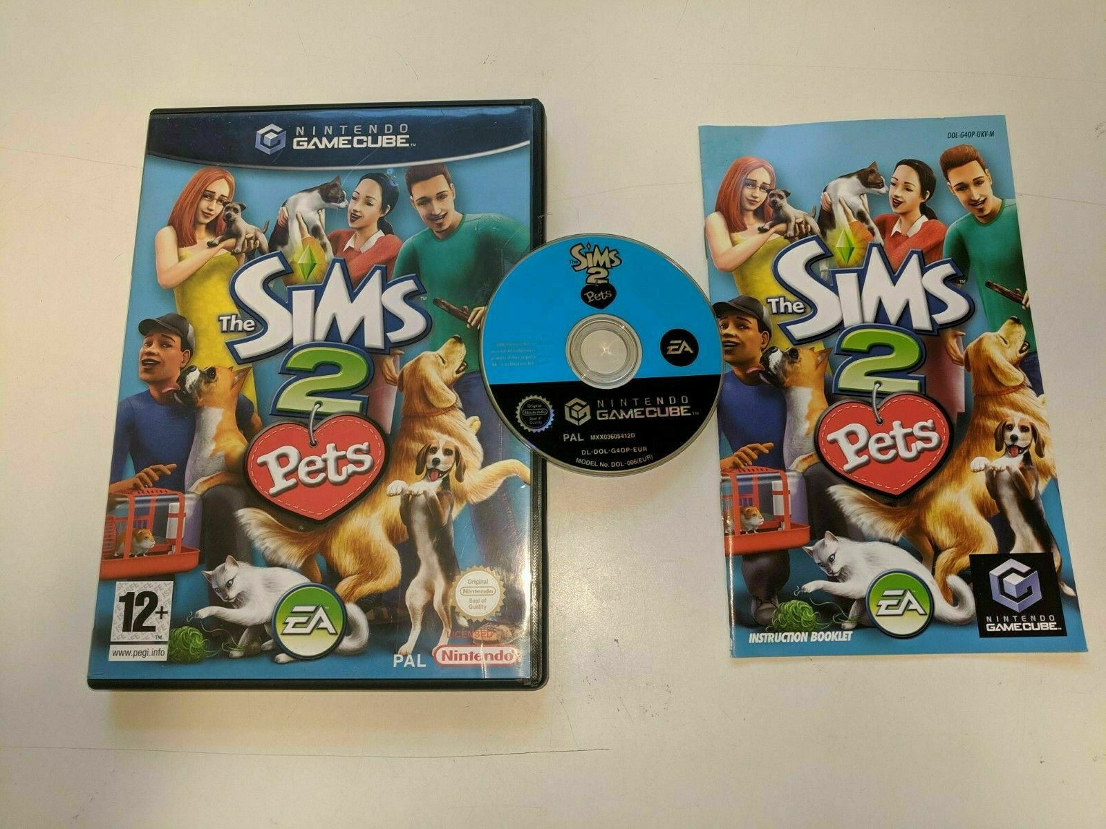 Mint Disc Nintendo Gamecube The Sims 2 Pets - Inc Manual