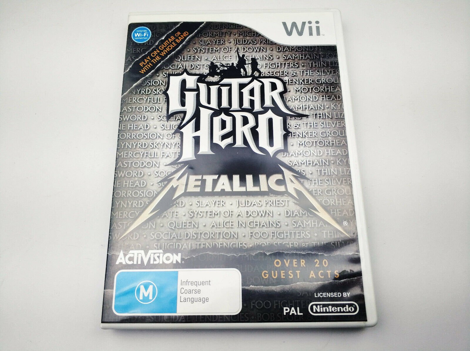 Mint Disc Nintendo Wii Guitar Hero Metallica Wii U Comp. - Inc Manual