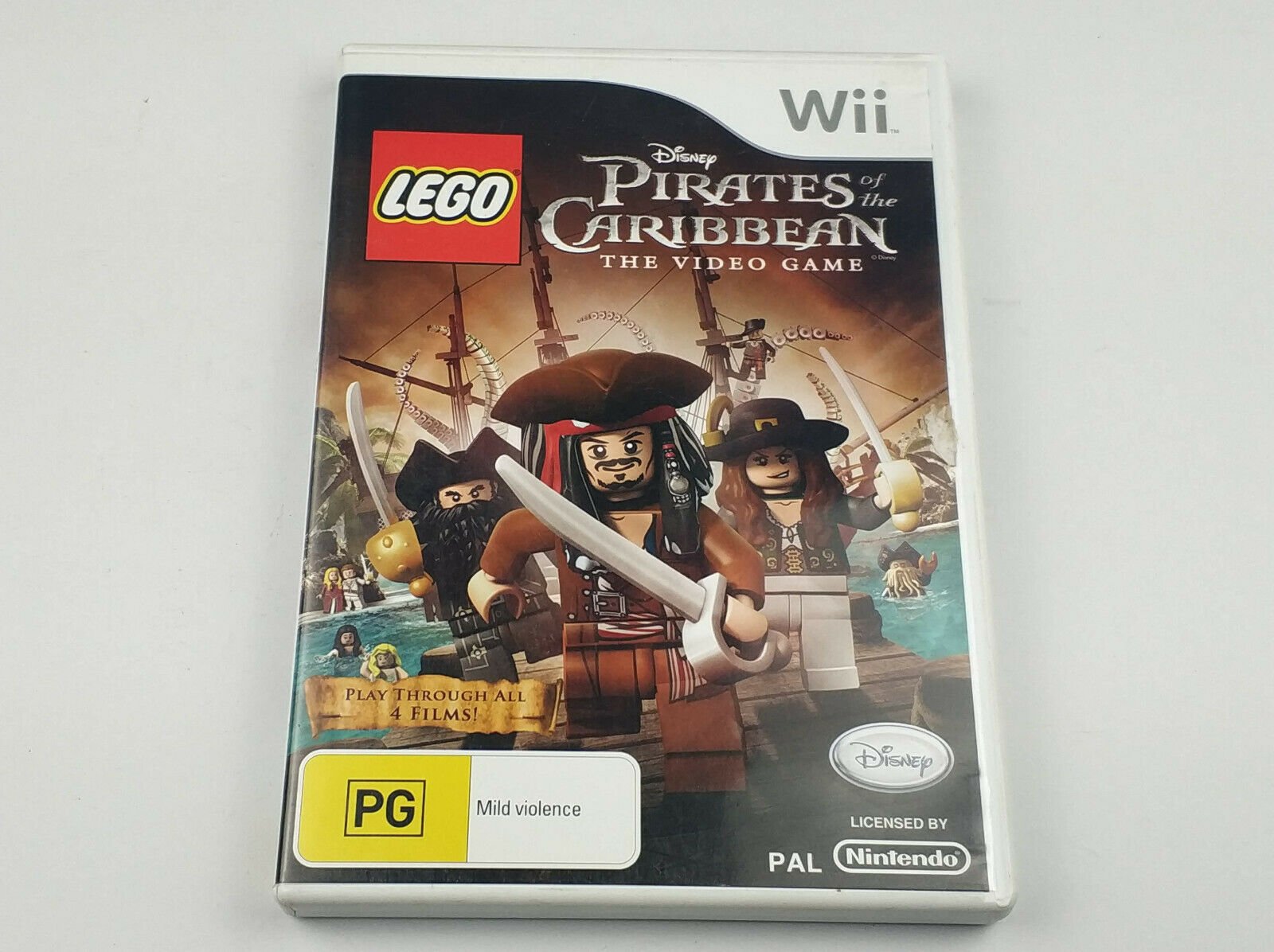 Mint Disc Nintendo Wii Lego Disney Pirates of the Caribbean The Video Game Wii U Comp. - Inc Manual