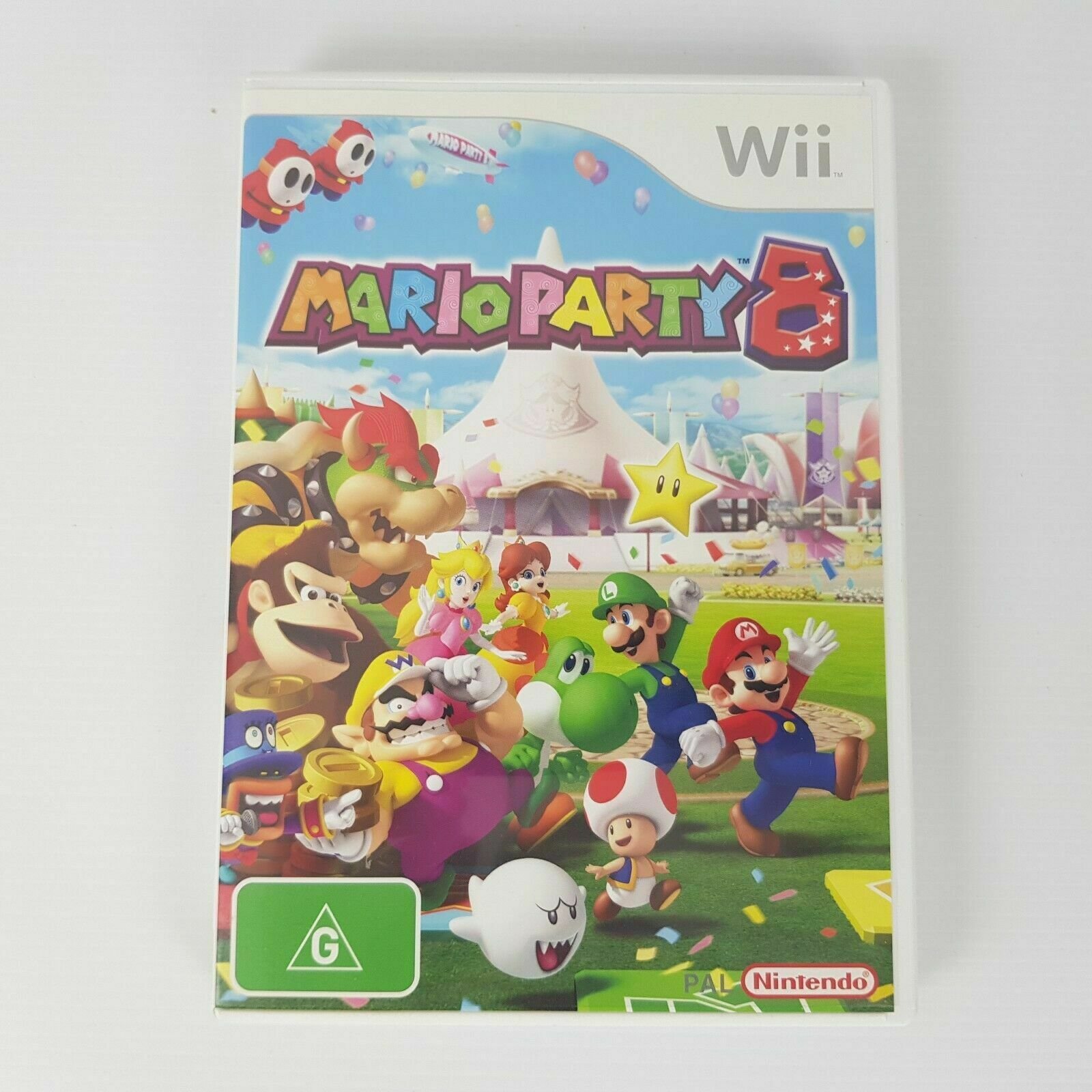 Mint Disc Nintendo Wii Mario Party 8 Wii U Comp. - Inc Manual