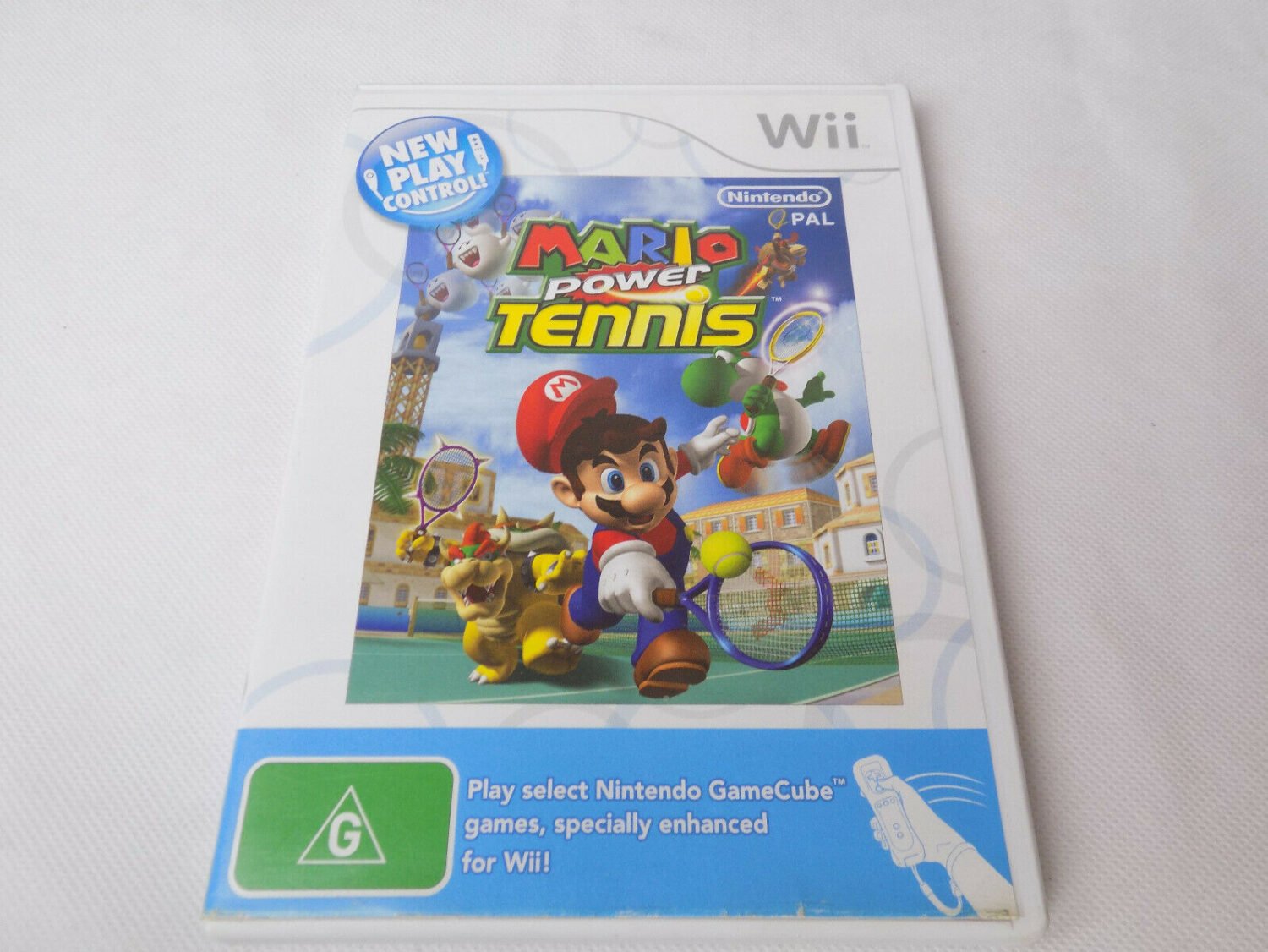 Mint Disc Nintendo Wii Mario Power Tennis Wii U Comp. - No Manual