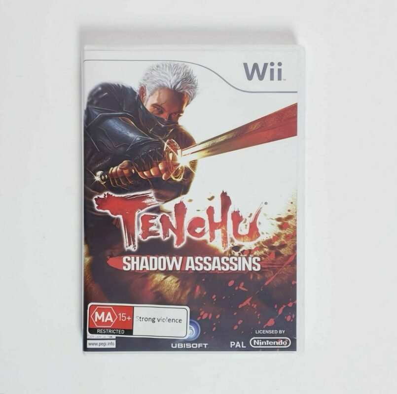 Mint Disc Nintendo Wii Tenchu Shadow Assassins + Manual Wii U Comp. - Inc Manual