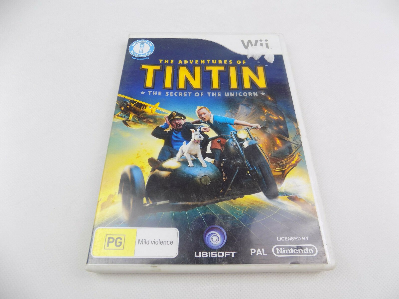 Mint Disc Nintendo Wii The Adventures Of TinTin Wii U Comp. - Inc Manual