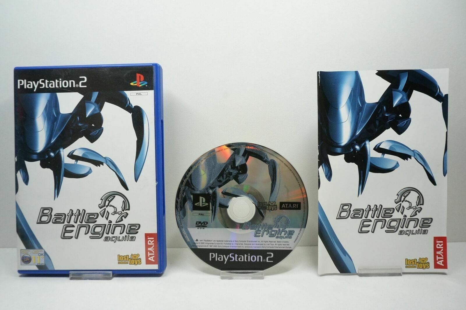 Mint Disc Playstation 2 Ps2 Battle Engine Aquila Complete - PAL - Inc Manual