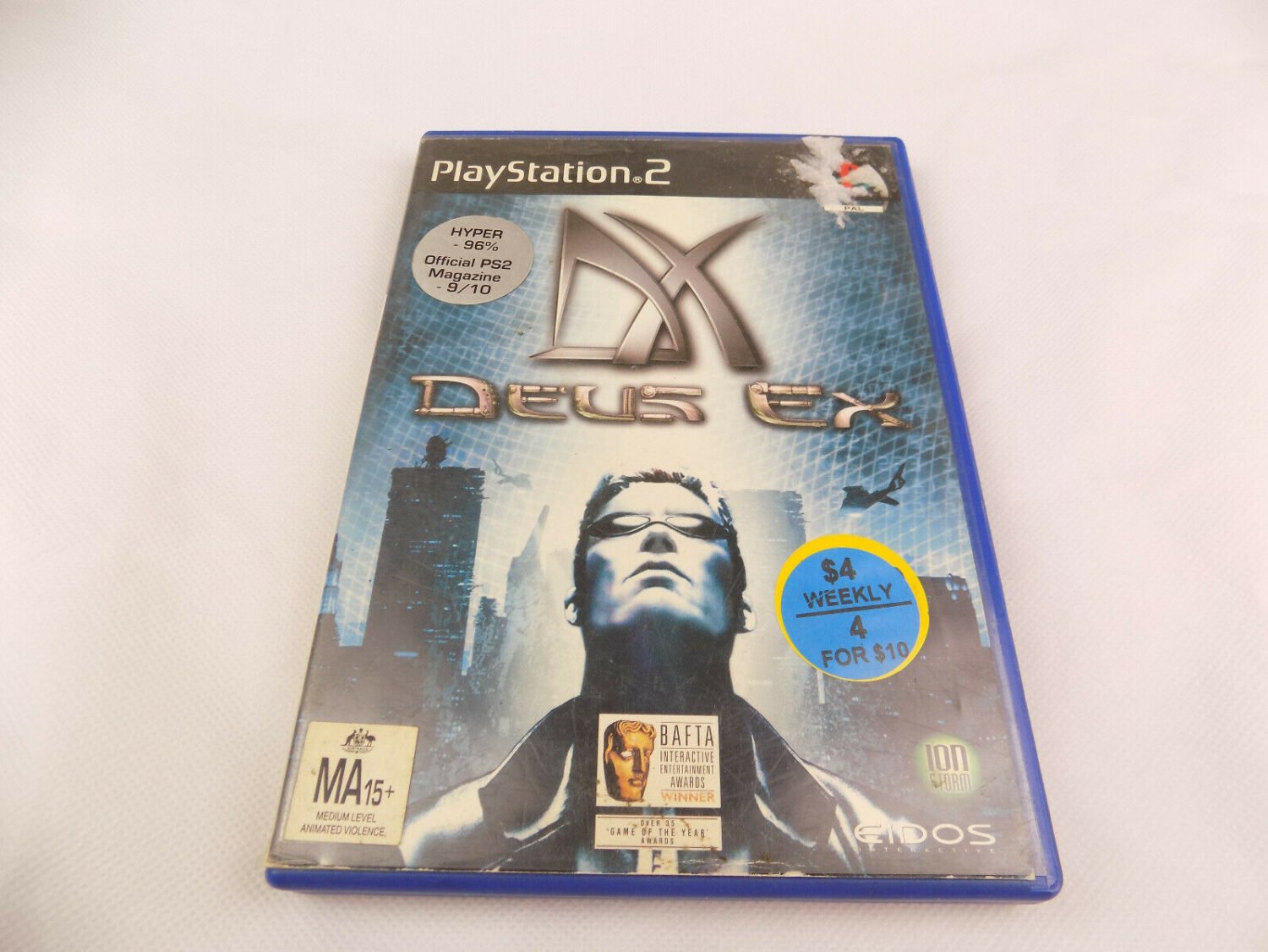 Mint Disc Playstation 2 Ps2 Deus Ex - Inc Manual