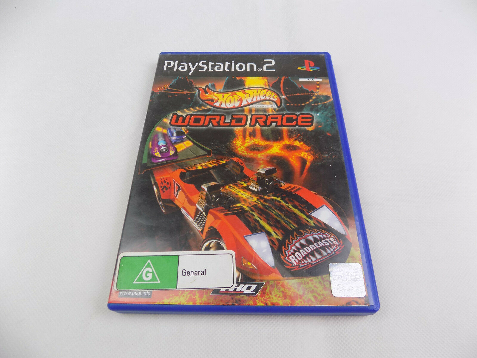 Mint Disc Playstation 2 Ps2 Hot Wheels World Race – Inc Manual 