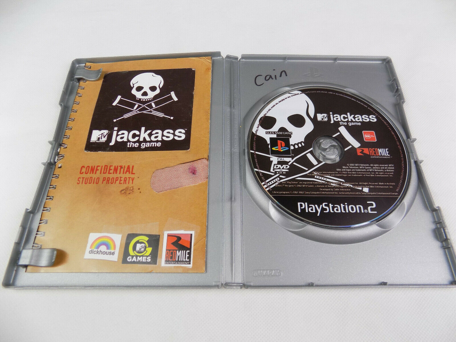 Mint Disc Playstation 2 Ps2 Jackass the Game – Inc Manual - Starboard Games