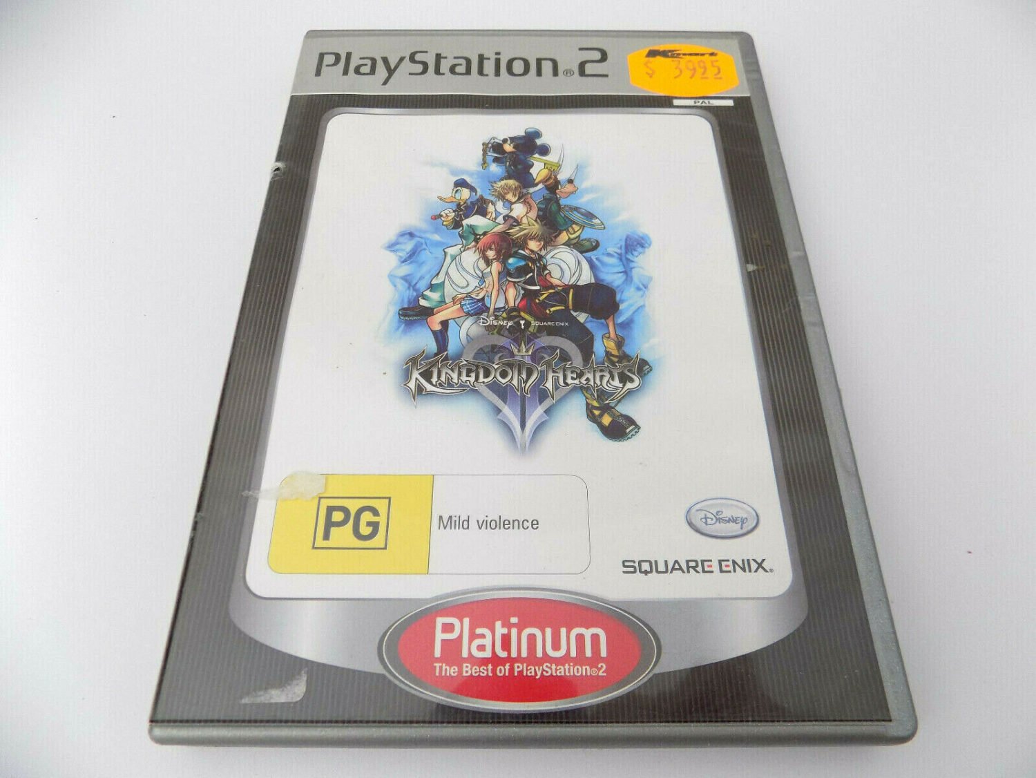 Mint Disc Playstation 2 Ps2 Platinum Kingdom Hearts II ( 2 ) - Inc Manual