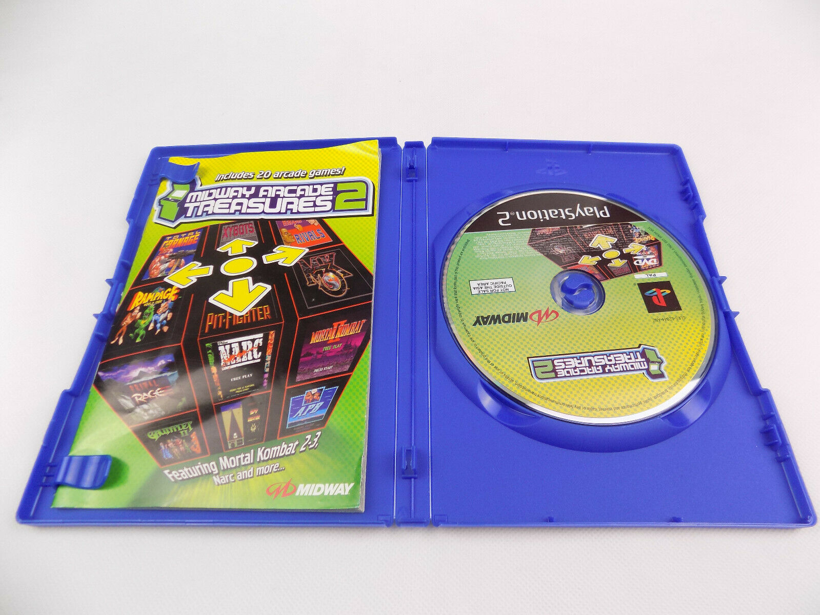 Mint Disc Playstation 2 Ps2 Midway Arcade Treasures 2 II – Inc Manual ...