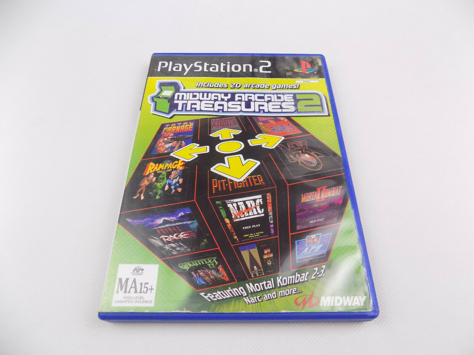 Mint Disc Playstation 2 Ps2 Midway Arcade Treasures 2 II – Inc Manual ...