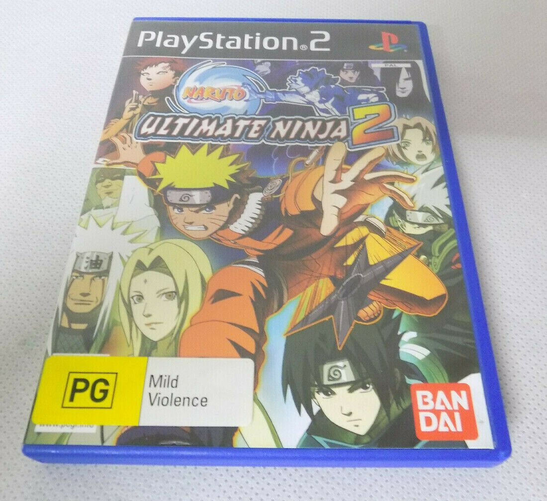 Mint Disc Playstation 2 Ps2 Naruto Ultimate Ninja 2 II Second Game - Inc Manual