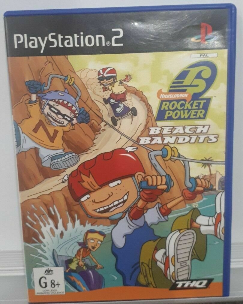 Mint Disc Playstation 2 Ps2 Rocket Power Beach Bandits- Inc Manual
