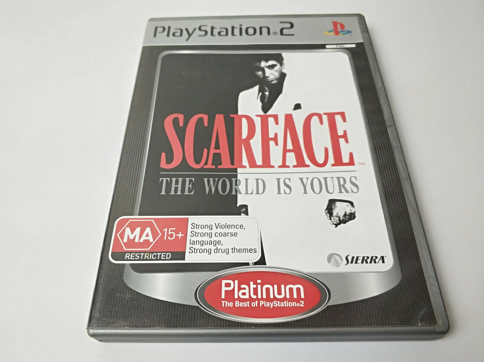 Mint Disc Playstation 2 Ps2 Platinum Scarface The World Is Yours – Inc 